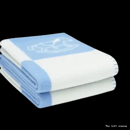 THROW HERMES BABY BLANKET WOOL ADADA AVALON 0702